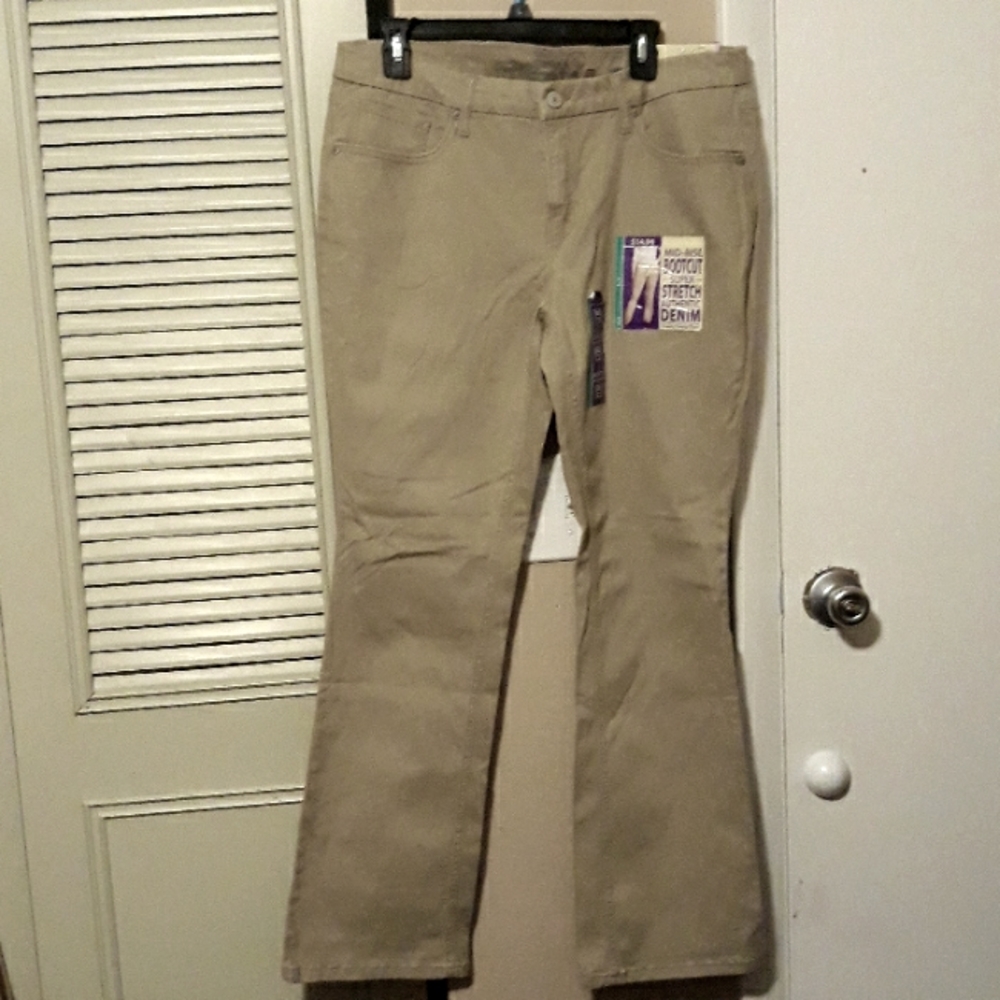 Boot cut khakis